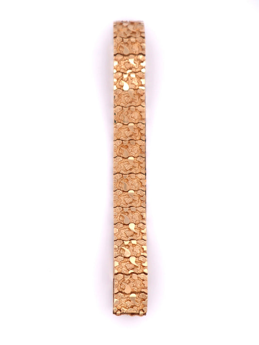 14k Gold Nugget Bracelet (10mm)