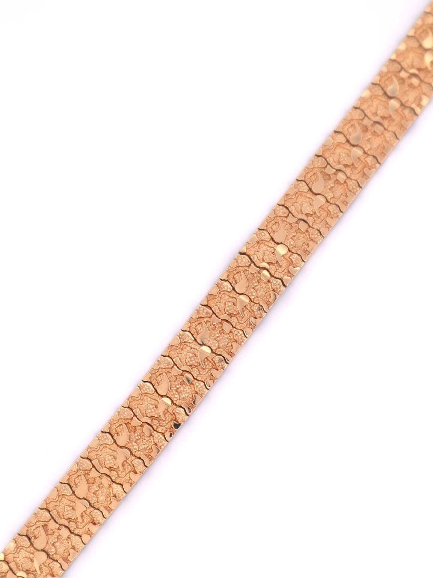 14k Gold Nugget Bracelet (10mm)