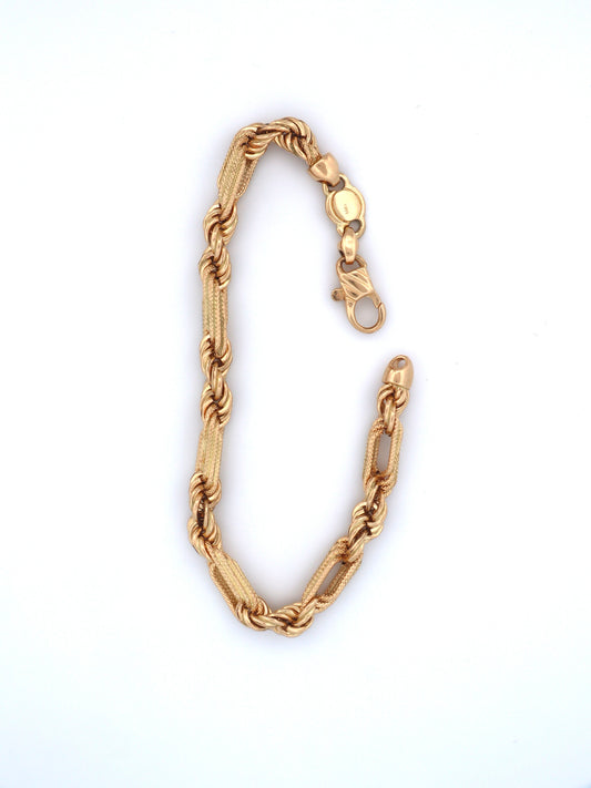 14k Gold Milano Bracelet 6mm