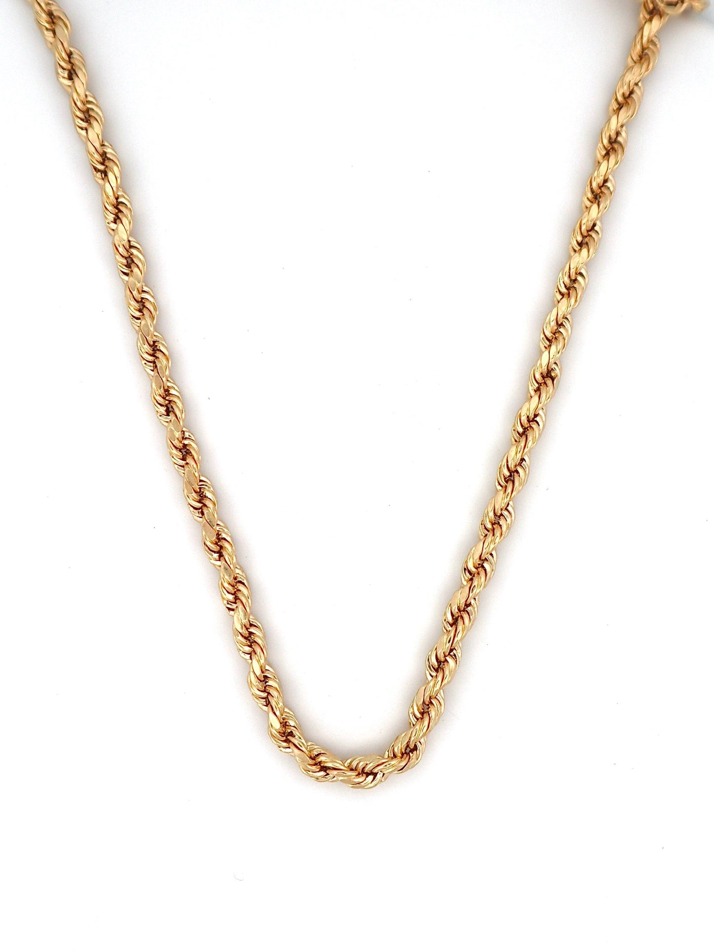 14K Gold Rope Chain - Hollow