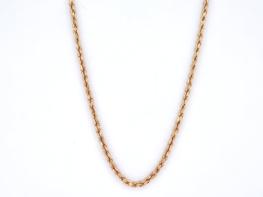 14k Gold Rope Chain 2mm