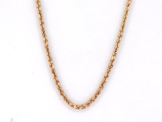 14k Gold Rope Chain 3mm