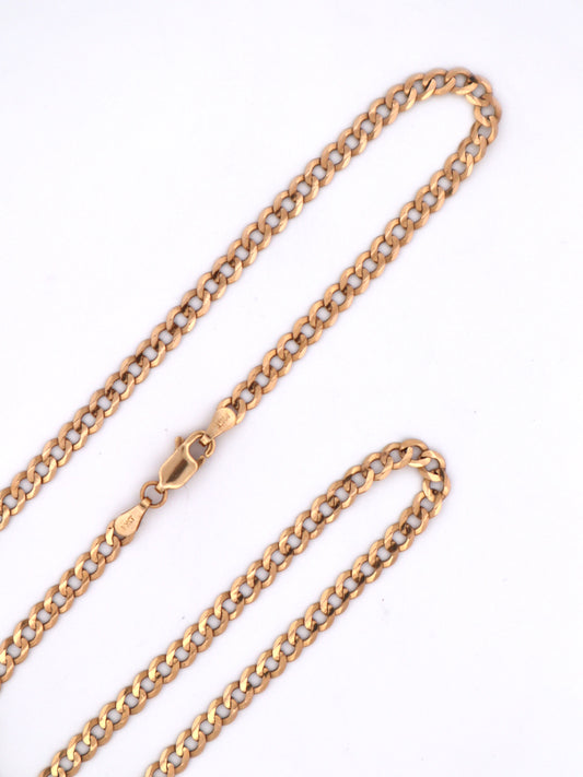 14k Gold Cuban Chain 4mm