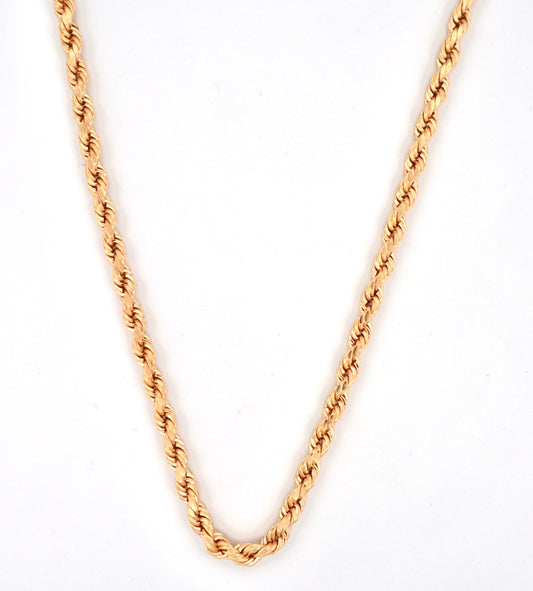 14k Gold Rope Chain 6mm