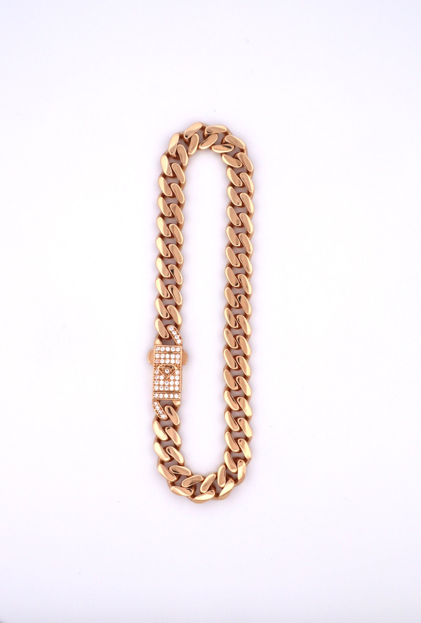 14k Gold Miami Cuban Bracelet Semi Solid 7mm