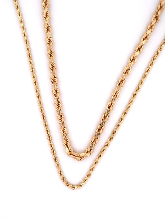 14k Gold Rope Chain 6mm